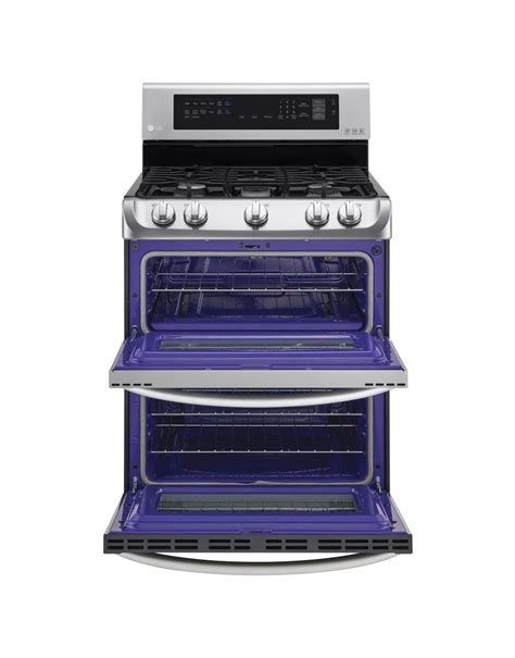 lg gas range double oven how to use